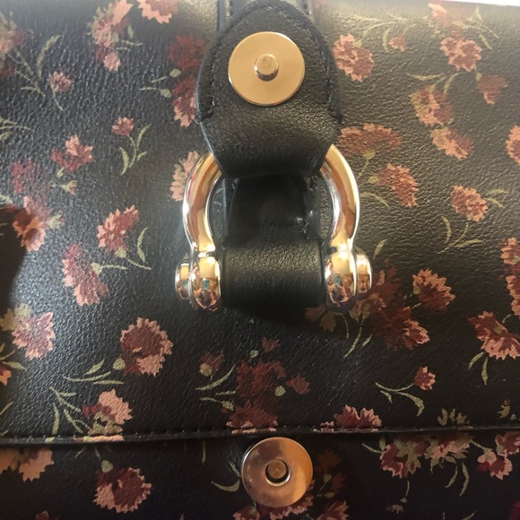 Chaps Chain-Strap Floral Flap-Cover Purse - Picture 9 of 12